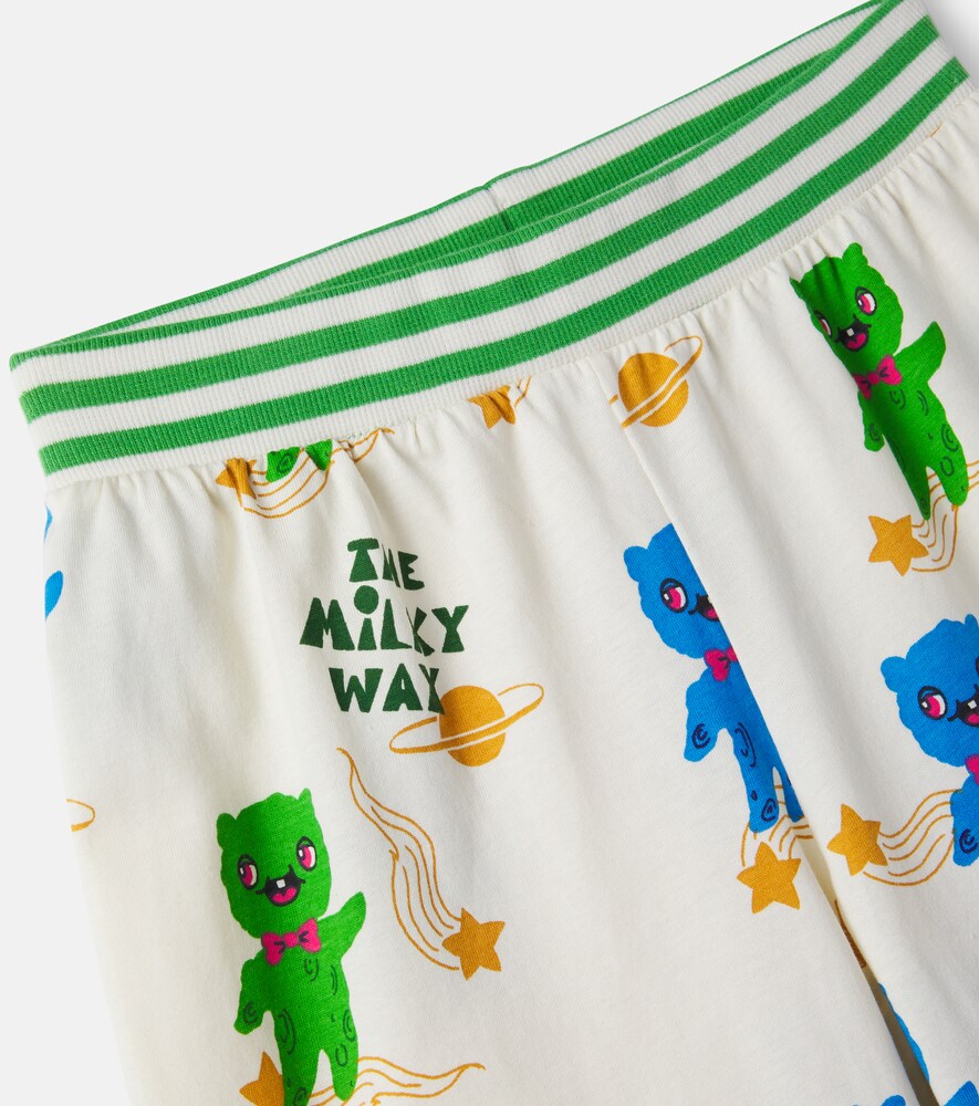  Mini Rodini Mini Rodini Alien Cotton Jersey Sweatpants 