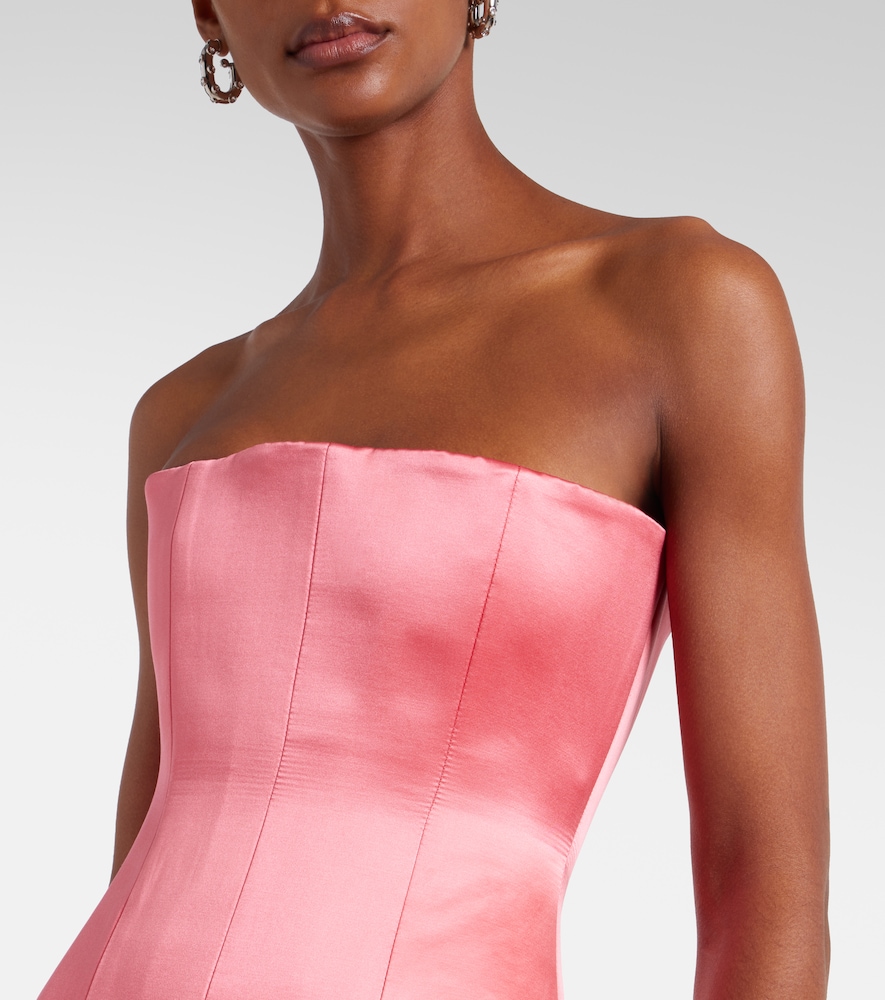  Alex Perry Alex Perry Draped Silk Gown 