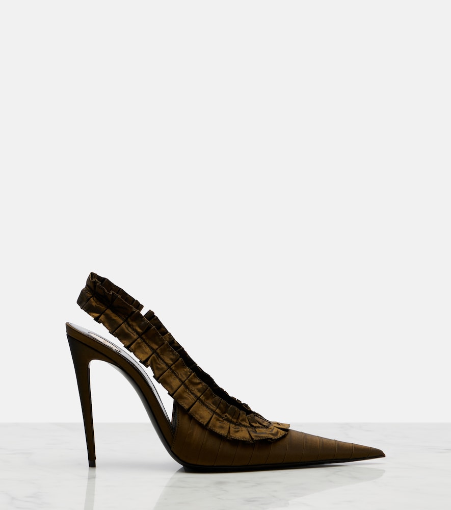  Saint Laurent Saint Laurent Slingback-pumps Madeleine Aus Taft 