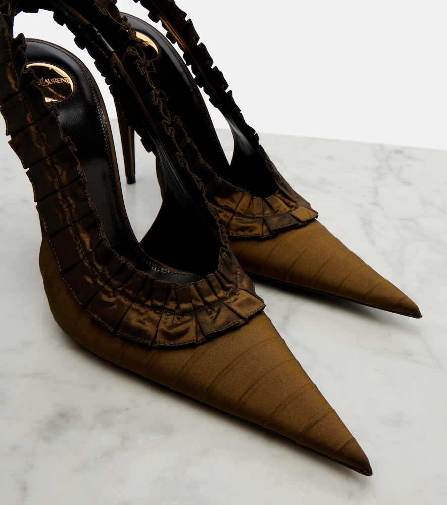  Saint Laurent Saint Laurent Slingback-pumps Madeleine Aus Taft 