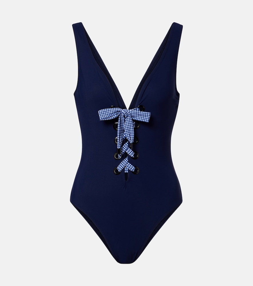 Karla Colletto Bow-detail swimsuit
