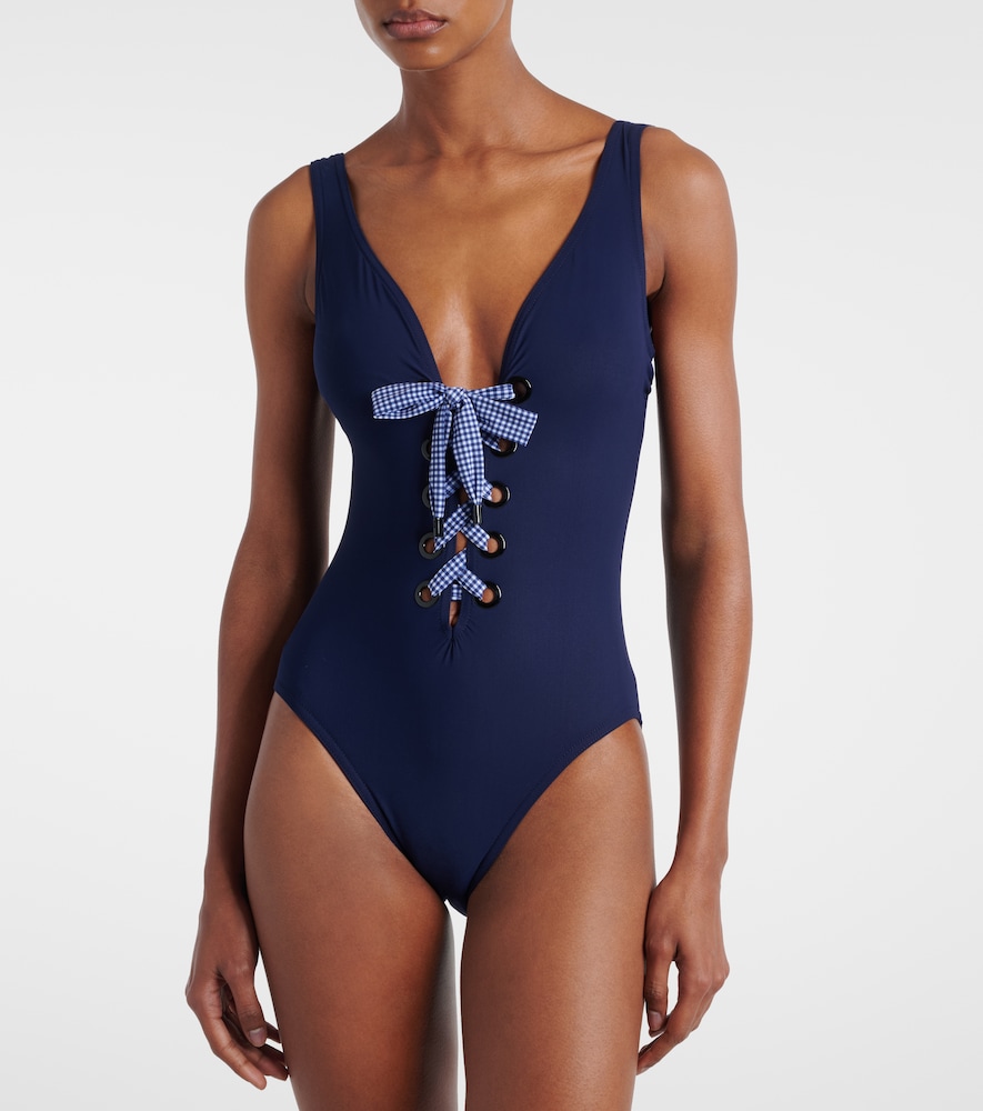 Karla Colletto Bow-detail swimsuit