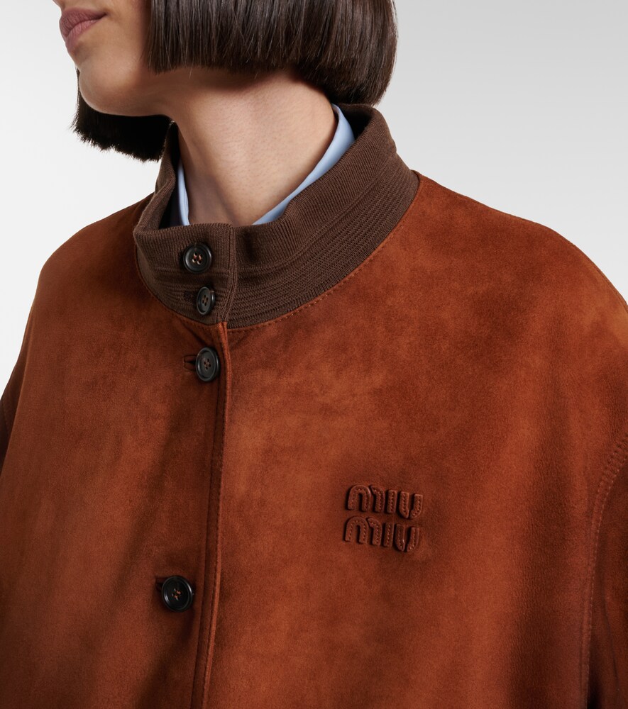 Suede Bomber Jacket