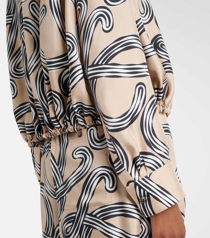  Loewe Loewe Paula's Ibiza Anagram Silk Shirt 