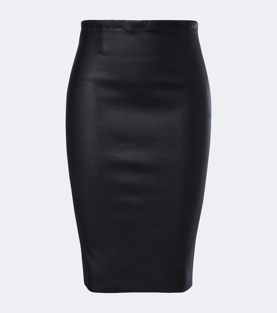 Stouls Gilda leather midi skirt | Thumbnail 6
