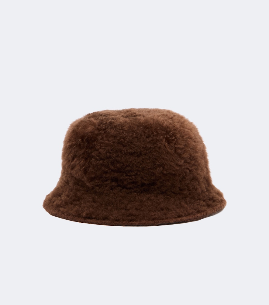 BRUNELLO CUCINELLI Brunello Cucinelli Monili shearling bucket hat