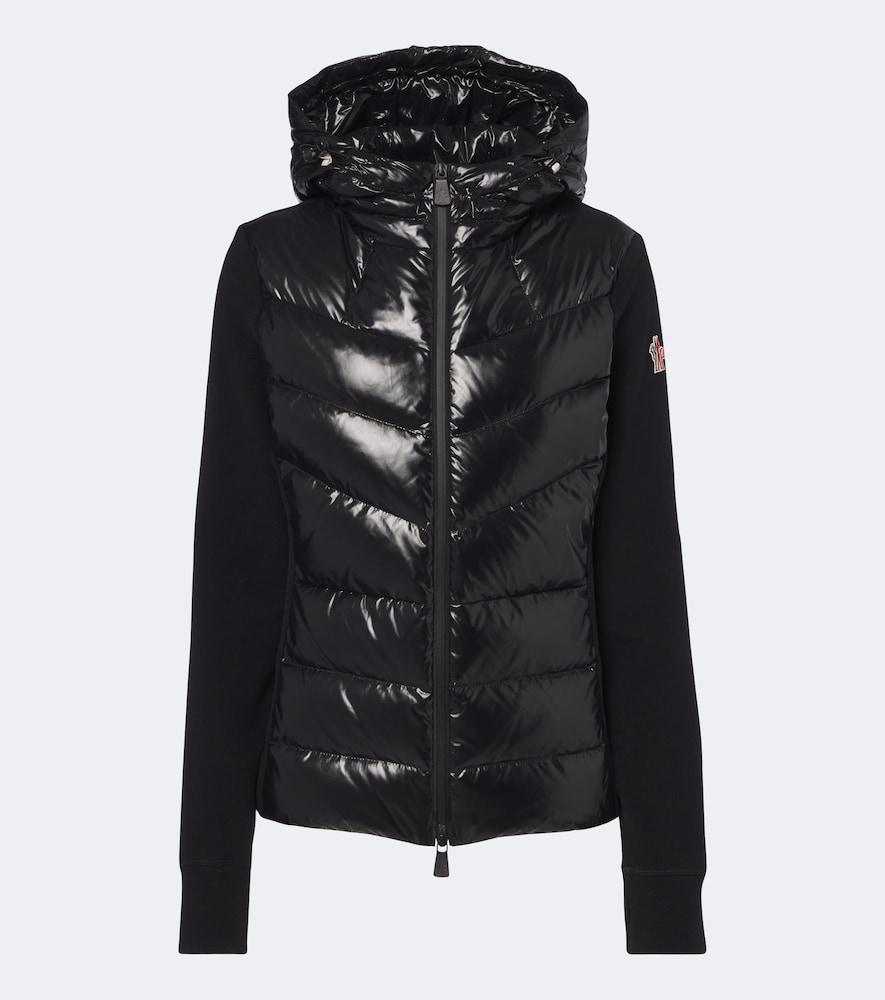 Grenoble    Padded Zip-Up Hoodie for Women in Black, Size: Xs, Moncler - Image 3