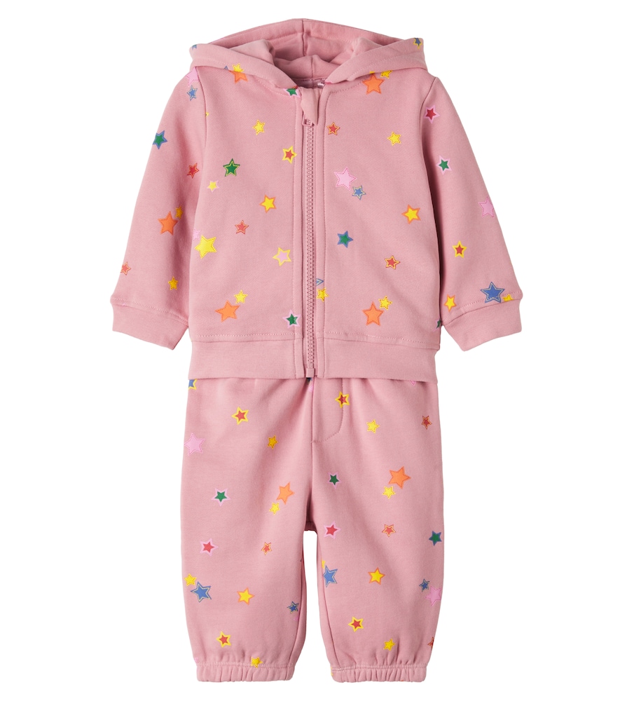 Baby – Set felpa e pantaloni sportivi in cotone