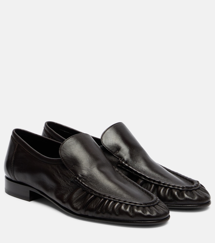 The Row Soft leather loafers | Thumbnail 7
