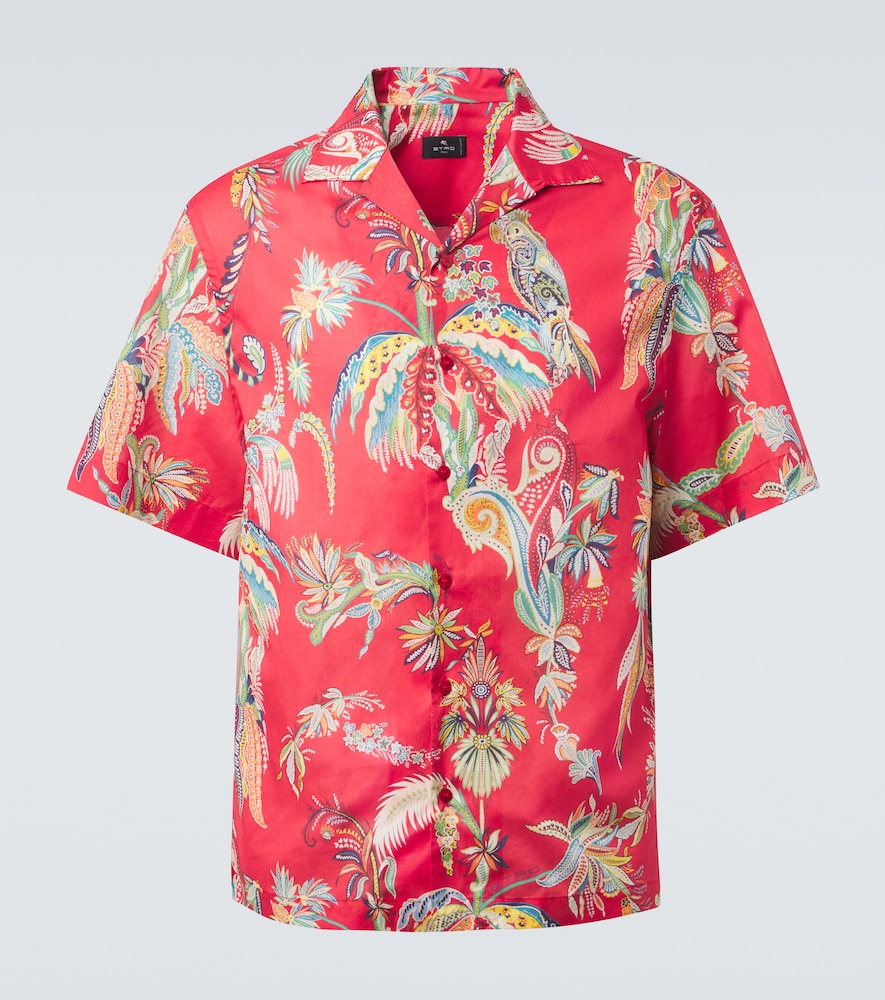 ETRO Etro Paisley cotton bowling shirt　Etro ペイズリー コットン ボーリング シャツ