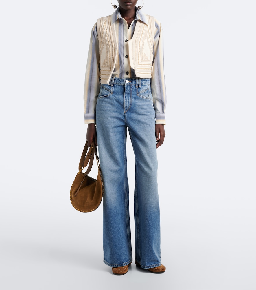 Lemony Wide-Leg Jeans
