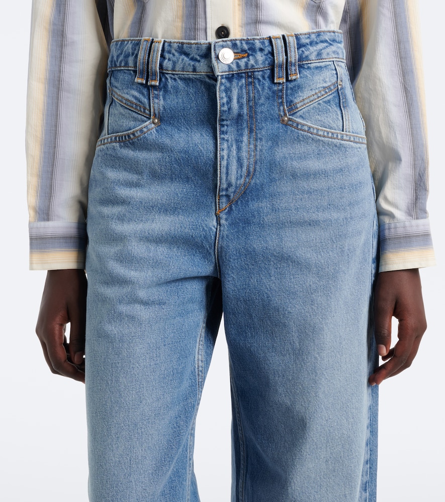 Lemony Wide-Leg Jeans