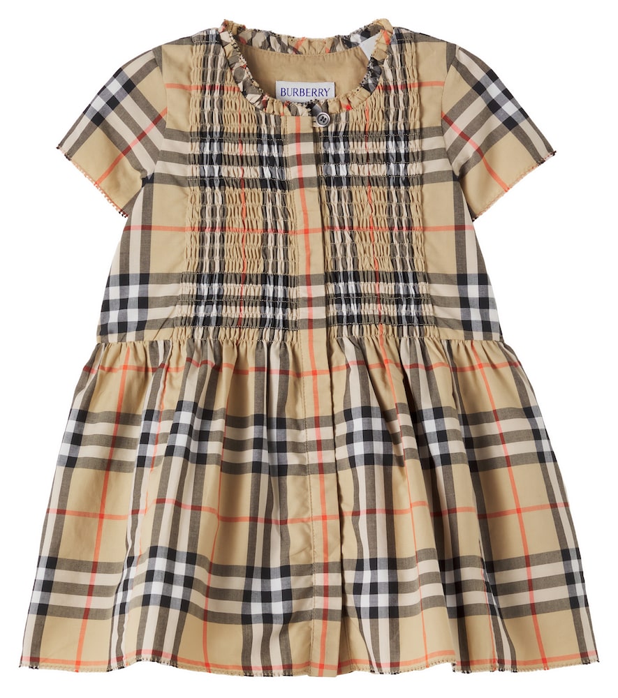 Baby Kleid Burberry Check aus Baumwolle