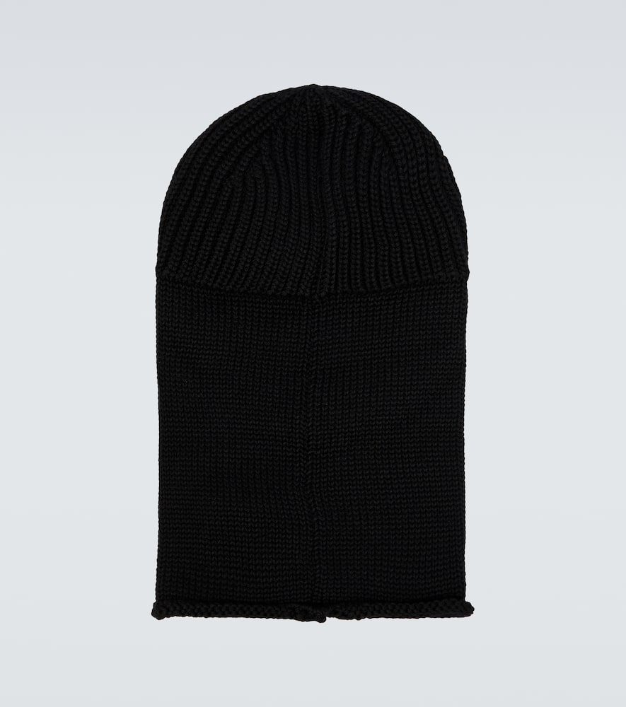 C.p. Company Goggle Wool Ski Mask In Black