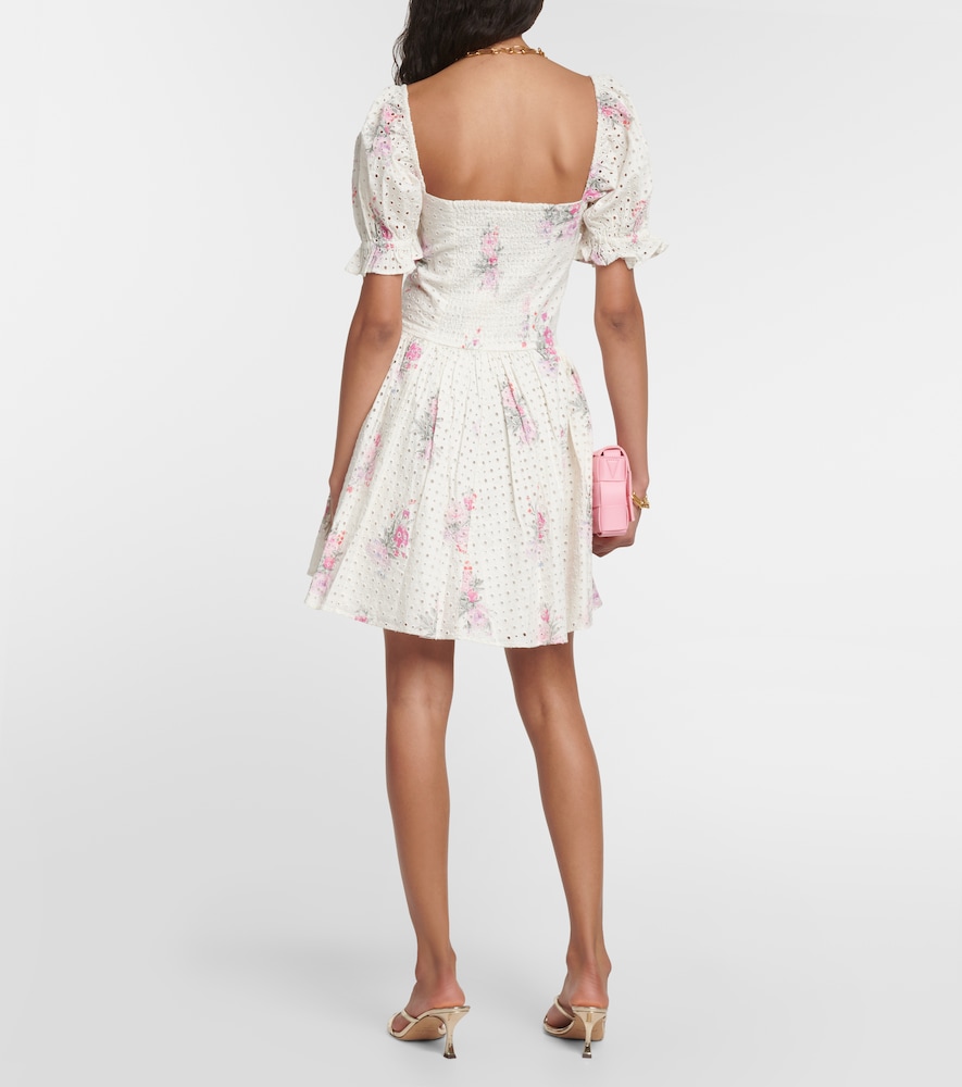  Loveshackfancy Loveshackfancy Minikleid Altima Aus Baumwolle 