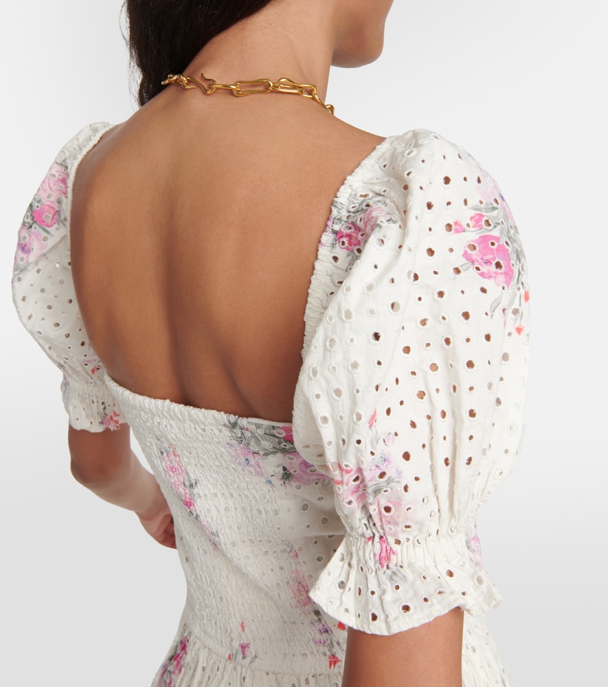  Loveshackfancy Loveshackfancy Minikleid Altima Aus Baumwolle 