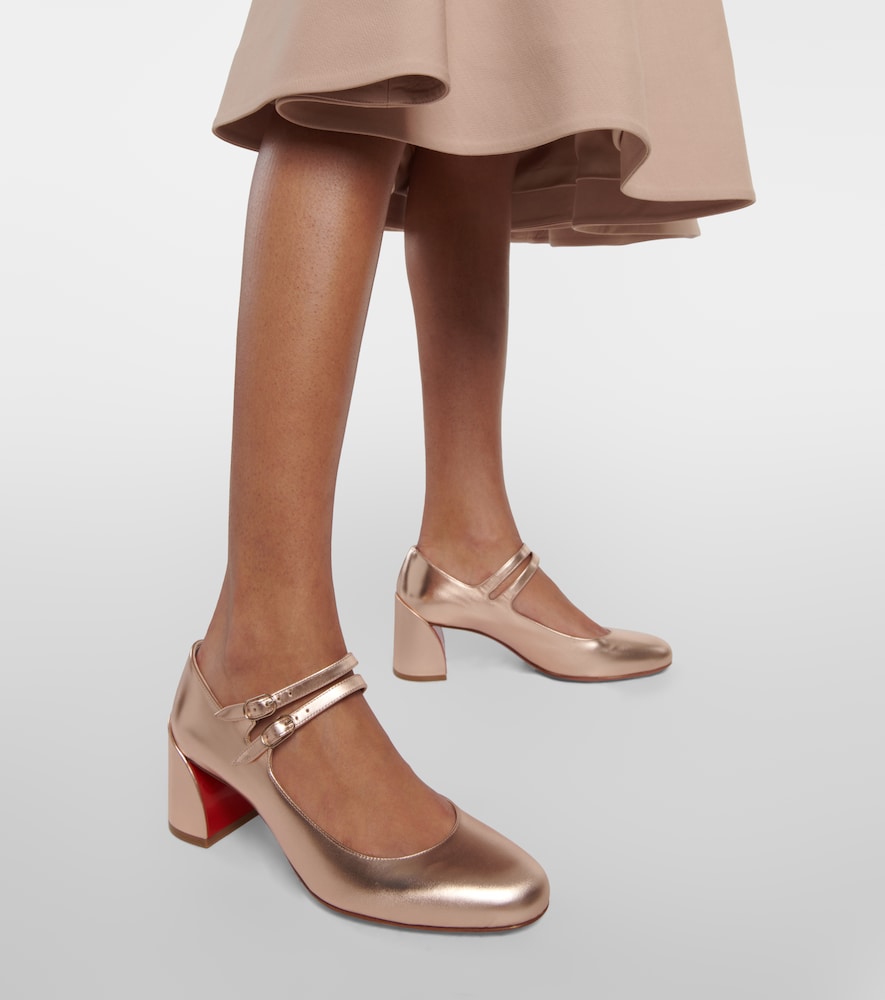 Miss Jane Leather Mary Jane Pumps