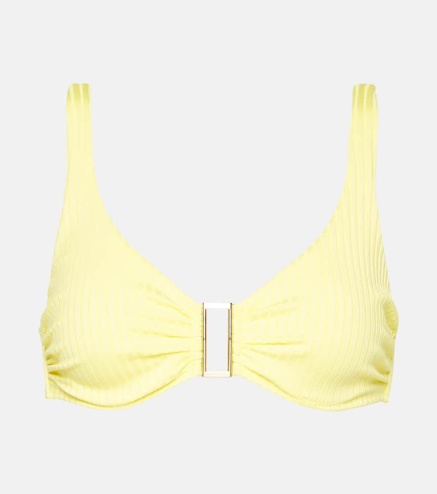 Melissa Odabash Bel Air Bikini Top In Yellow