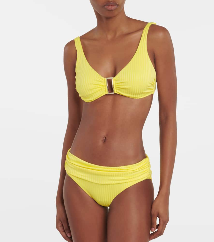 Shop Melissa Odabash Bel Air Bikini Top In Yellow