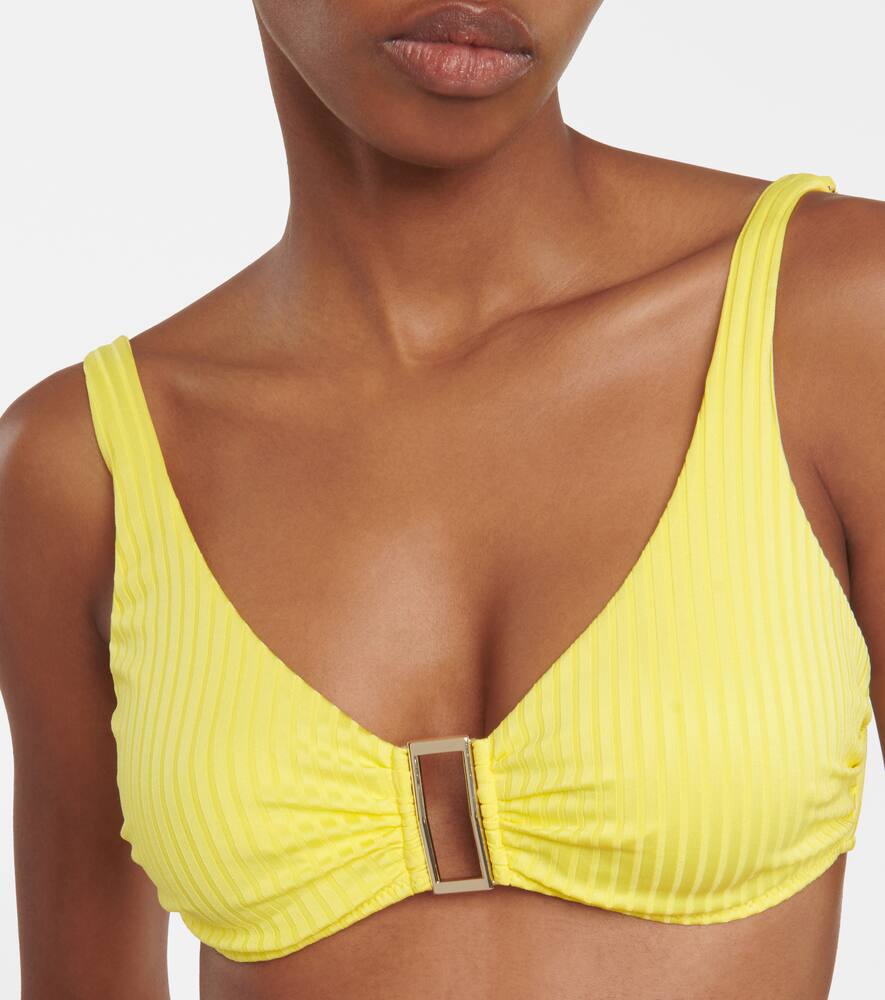 Shop Melissa Odabash Bel Air Bikini Top In Yellow