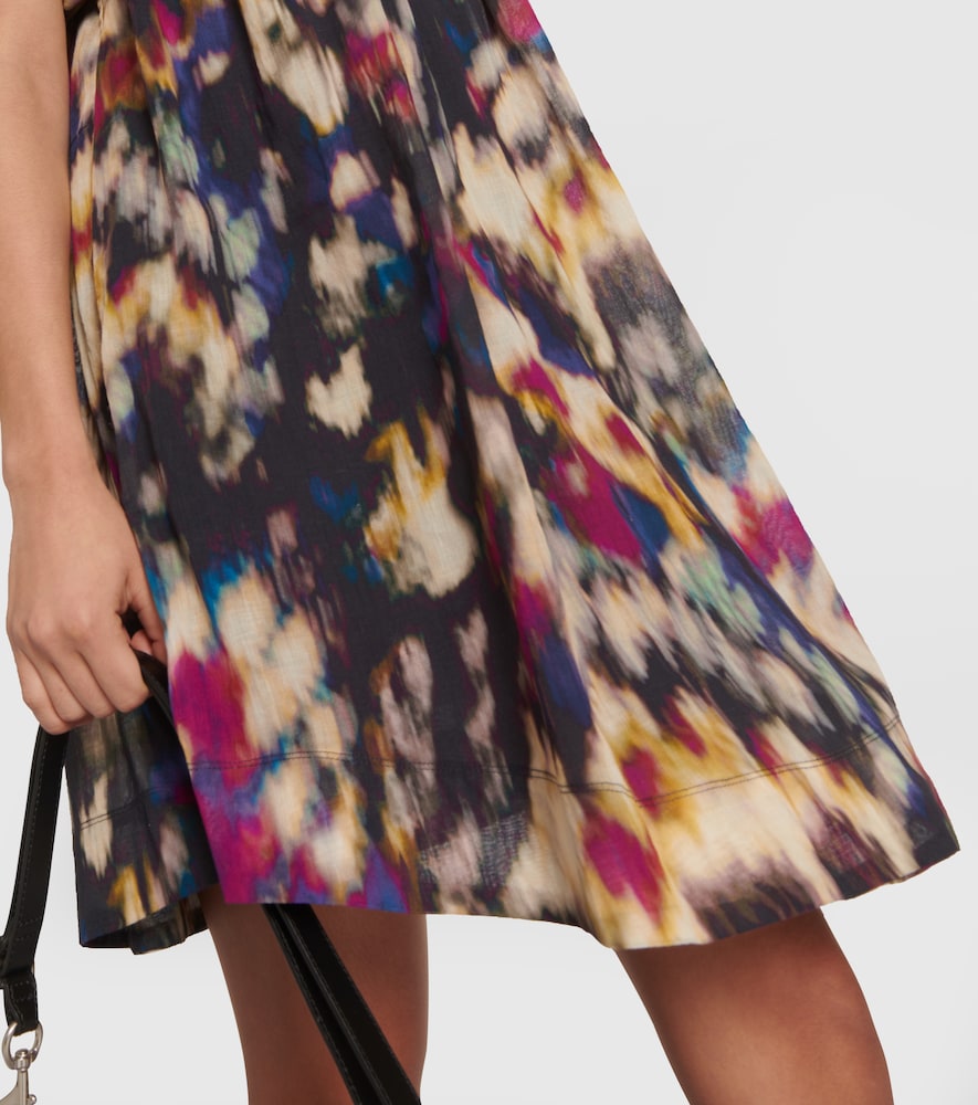  Marant Etoile Marant Etoile Minikleid Leaza Aus Baumwolle 