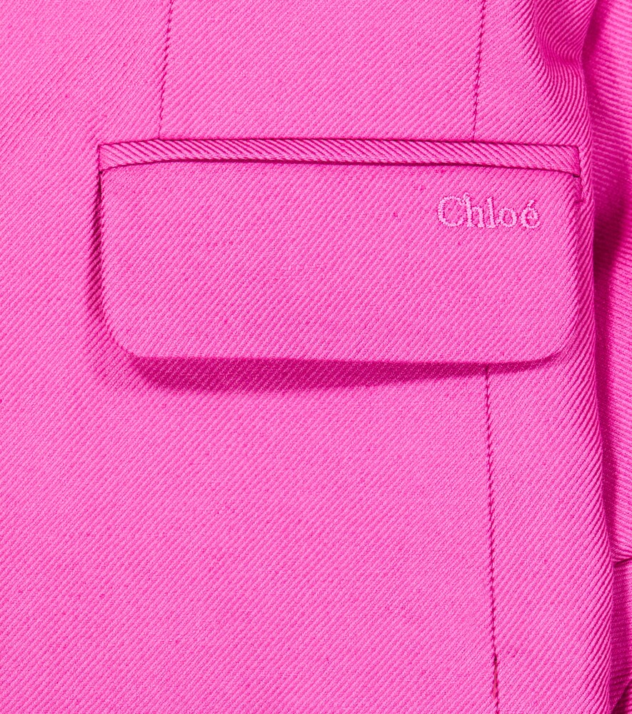  Chloe Kids Chloe Kids Linen And Cotton Suit Jacket 