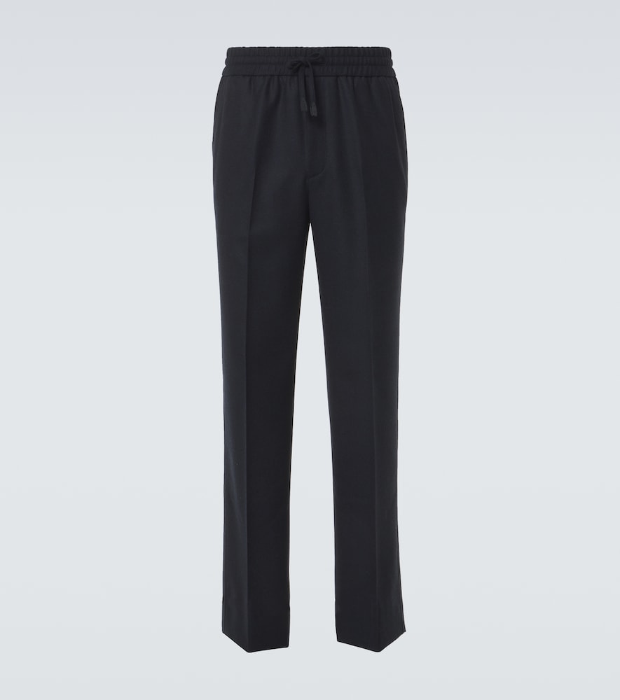 Brioni Asolo Wool Twill Straight Pants