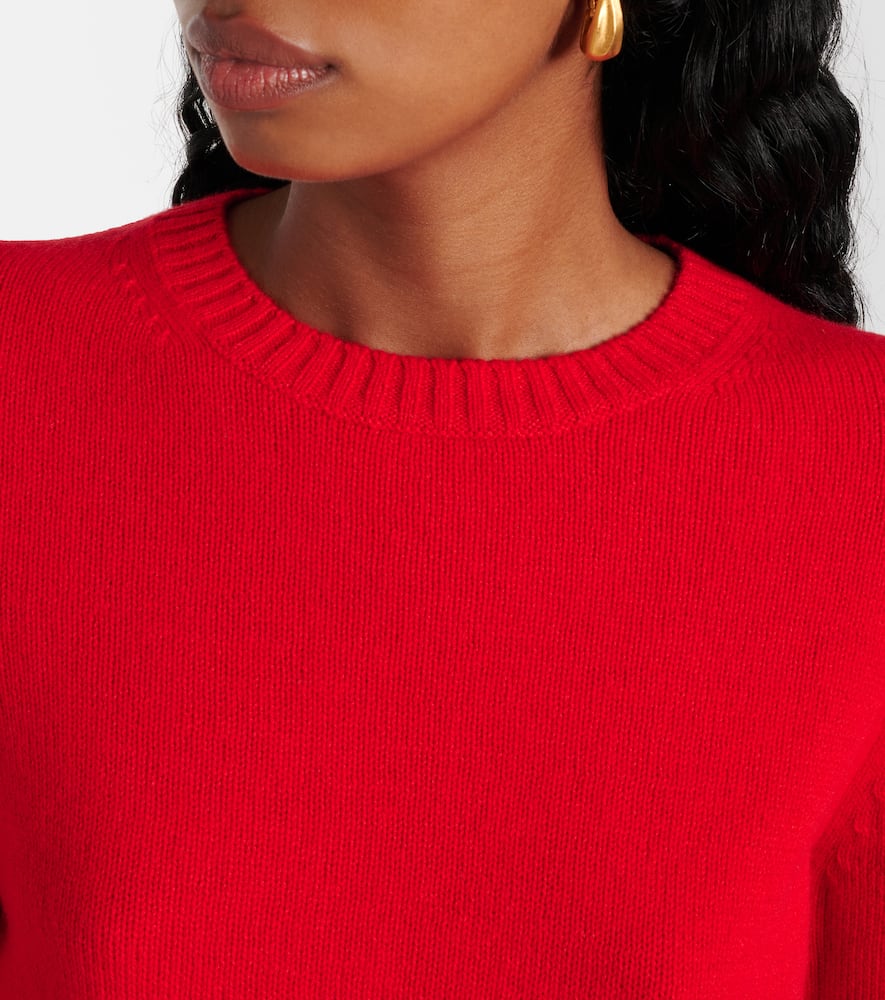 Khaite Diletta Cashmere Sweater In Red