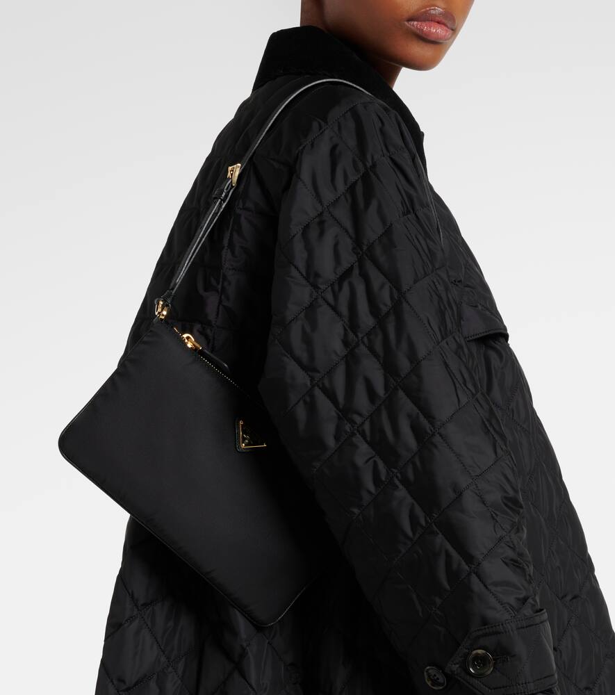 Prada Bowling Shouder Bag In Black