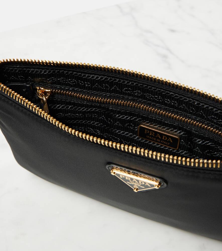 Prada Bowling Shouder Bag In Black