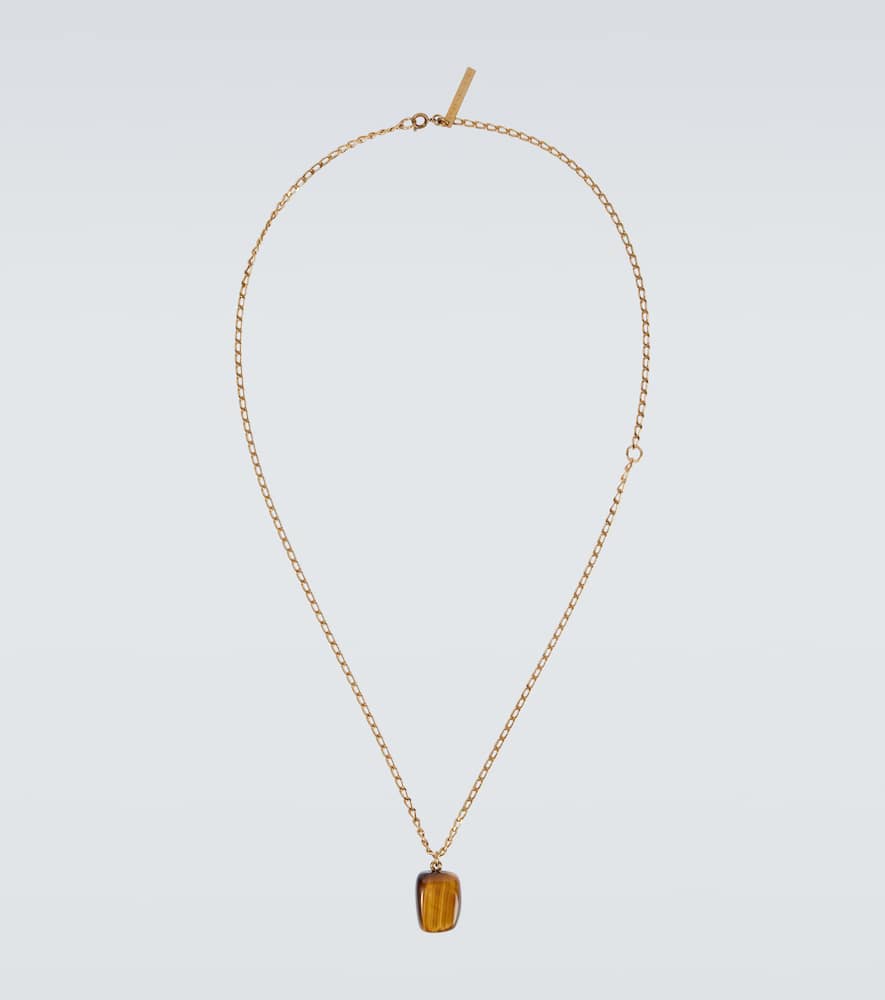 Gold-plated pendant necklace