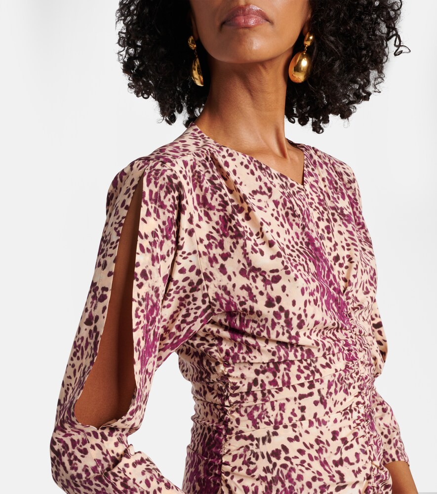  Isabel Marant Isabel Marant Octavia Printed Silk-blend Minidress 