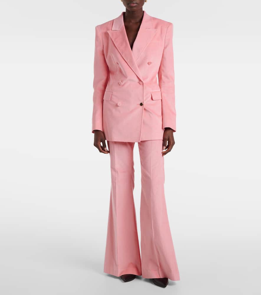 Gabriela Hearst Gavin Cotton Corduroy Blazer In Pink