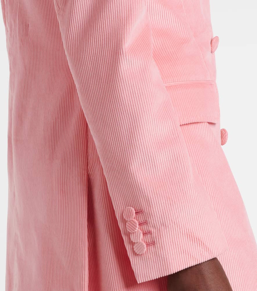 Gabriela Hearst Gavin Cotton Corduroy Blazer In Pink