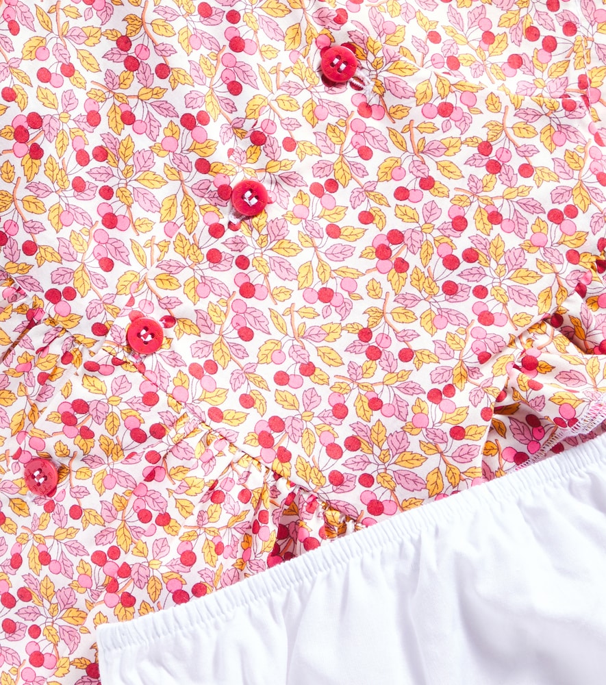  Il Gufo Il Gufo Set Aus Kleid Und Höschen Aus Baumwolle 