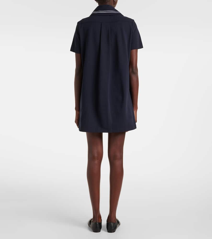 夏にピッタリ ★ PATOU Logo cotton pique polo dress Patou Logo Cotton Piqué Polo Dress In Blue | ModeSens