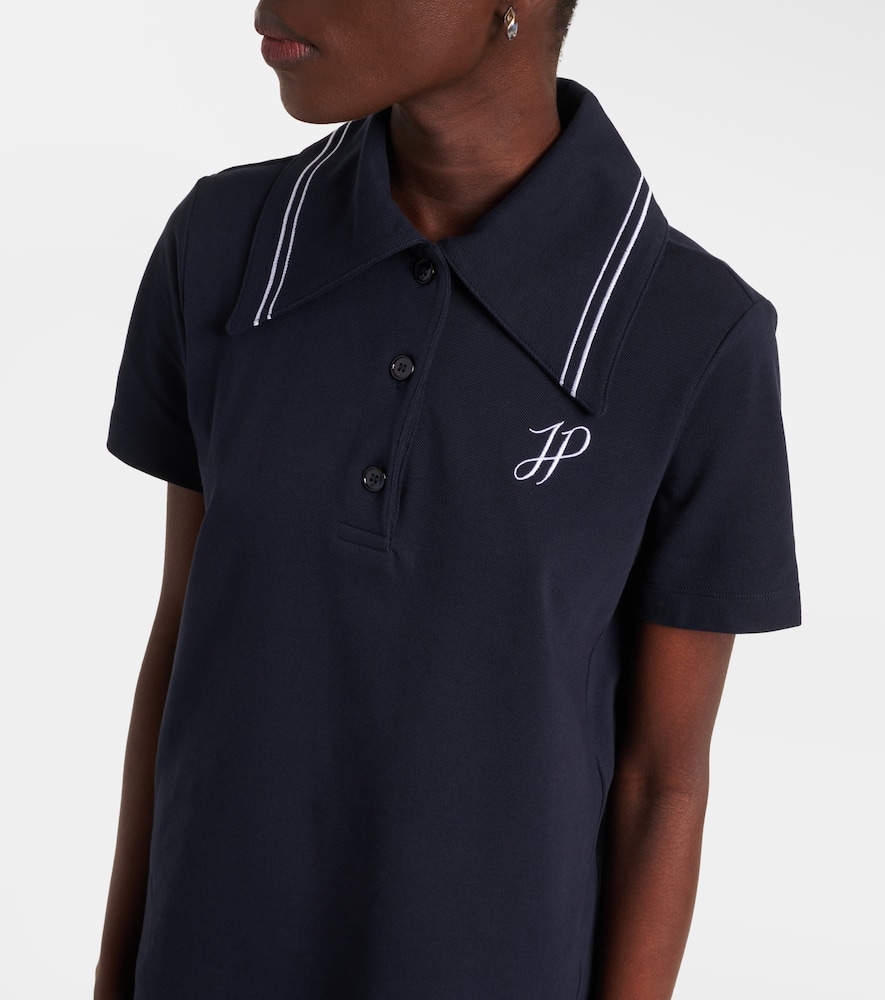 夏にピッタリ ★ PATOU Logo cotton pique polo dress Patou Logo Cotton Piqué Polo Dress In Blue | ModeSens