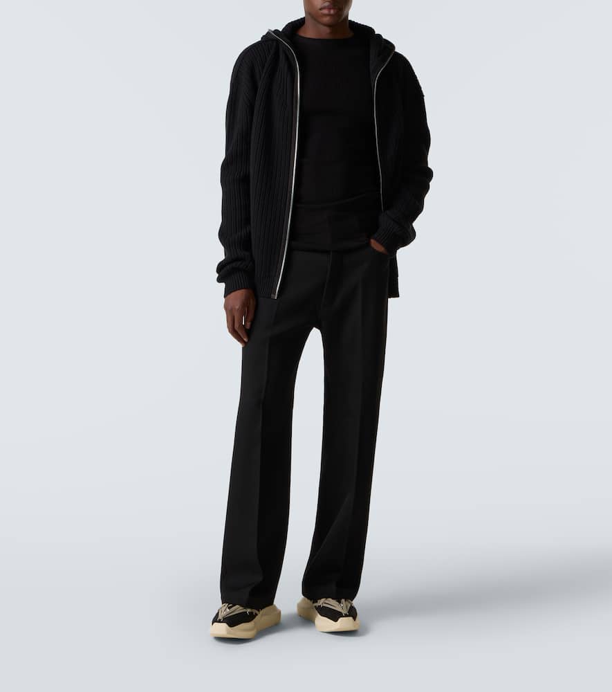 Rick Owens Megalace Sneakers In Black