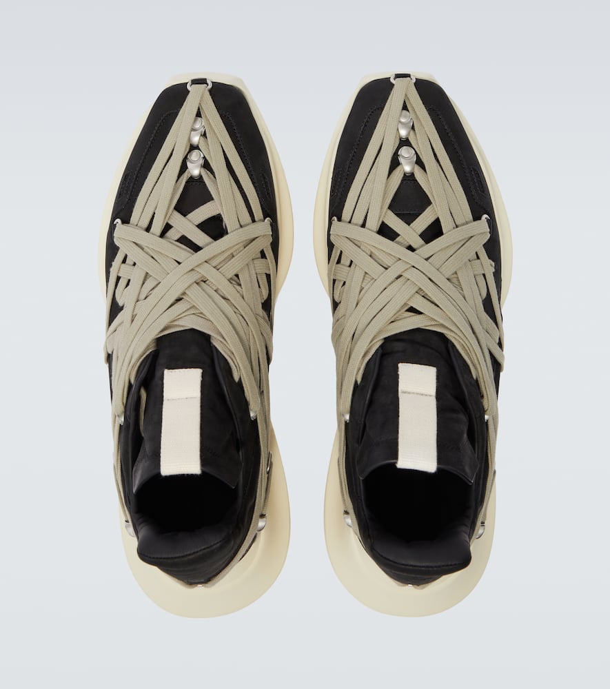 Rick Owens Megalace Sneakers In Black