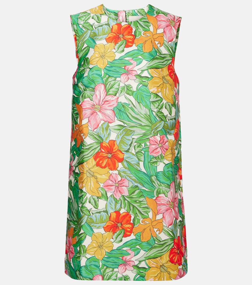 Alemais Amelia Floral Minidress In Multicoloured