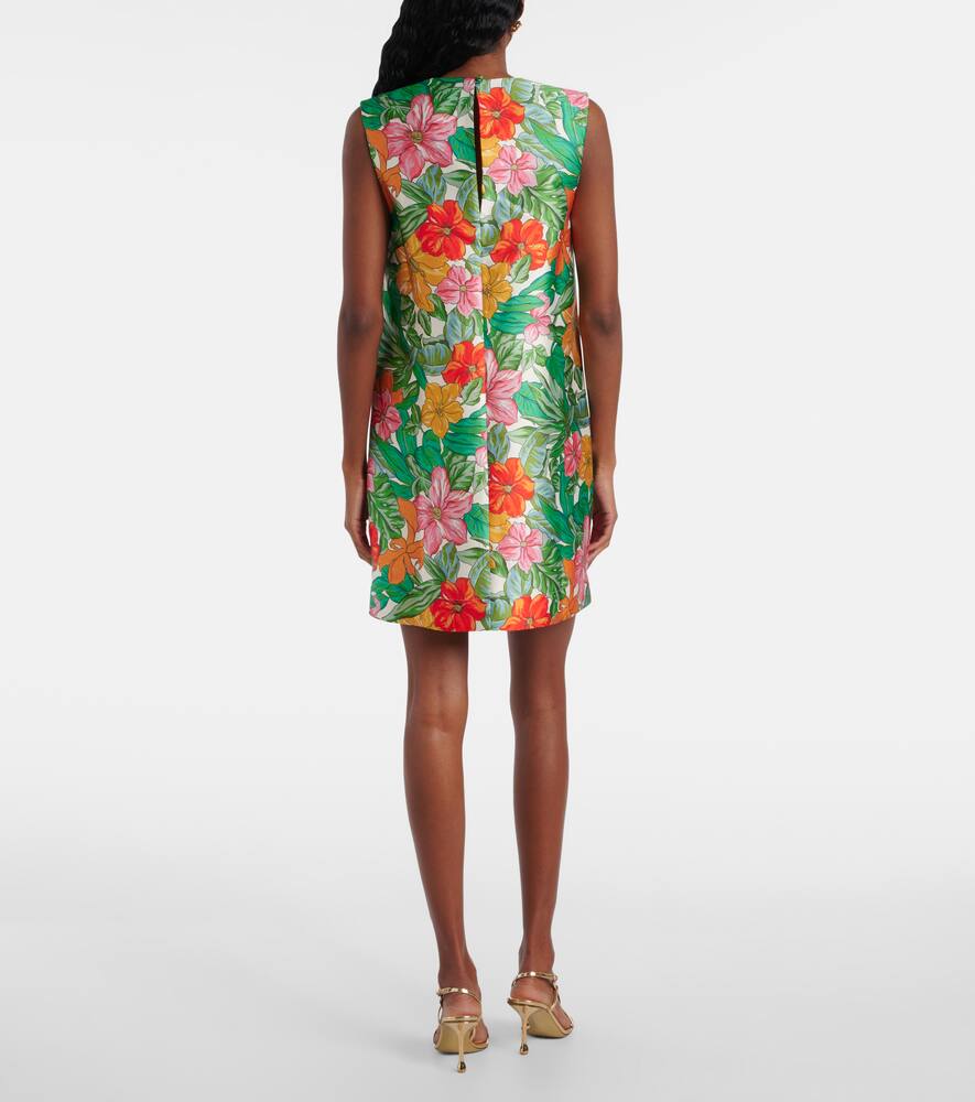 Alemais Amelia Floral Minidress In Multicoloured