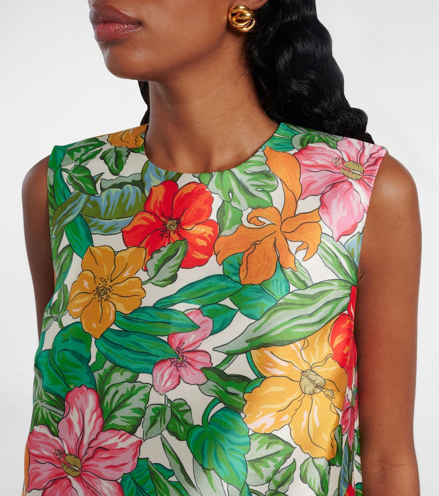 Alemais Amelia Floral Minidress In Multicoloured