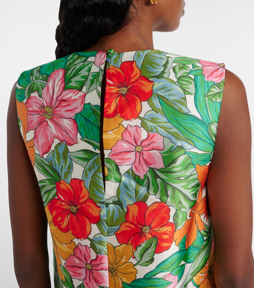 Alemais Amelia Floral Minidress In Multicoloured