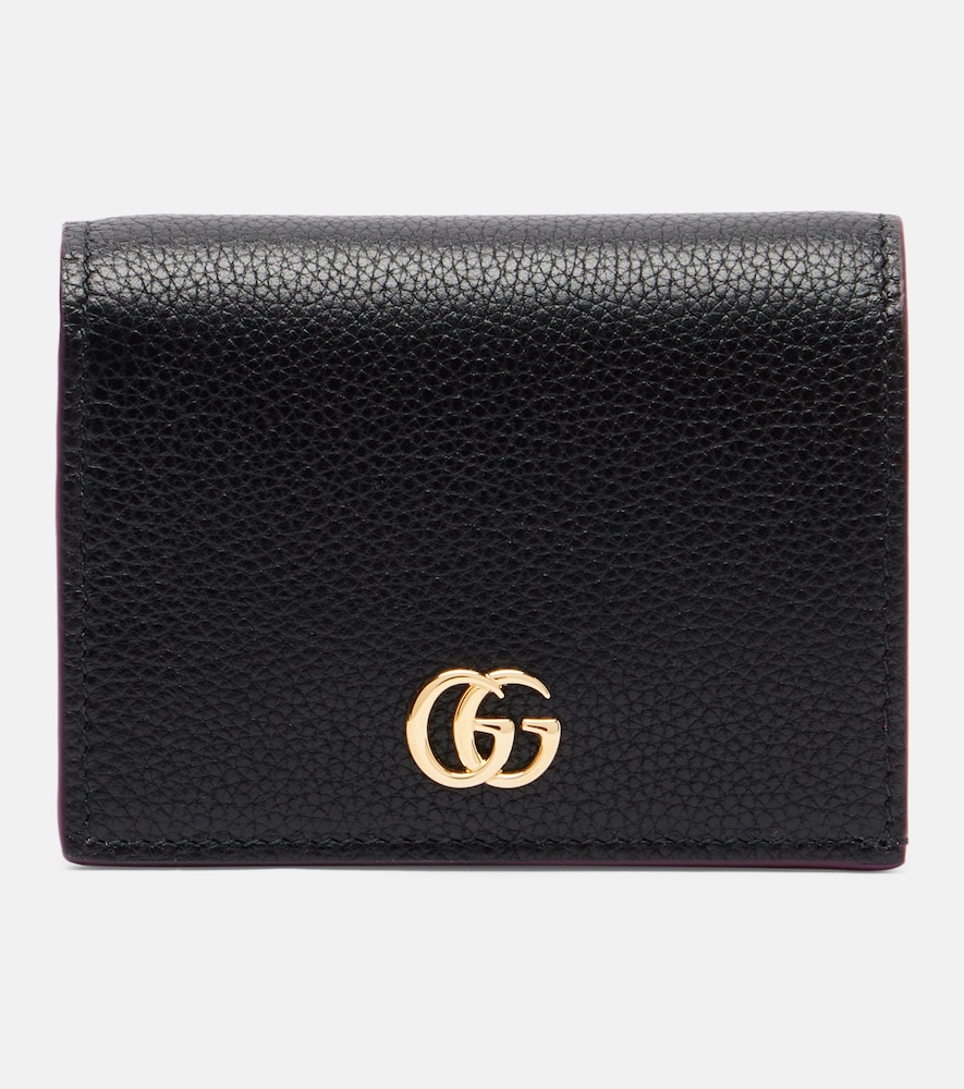 Gucci Women's Black Gg Marmont Leather Wallet