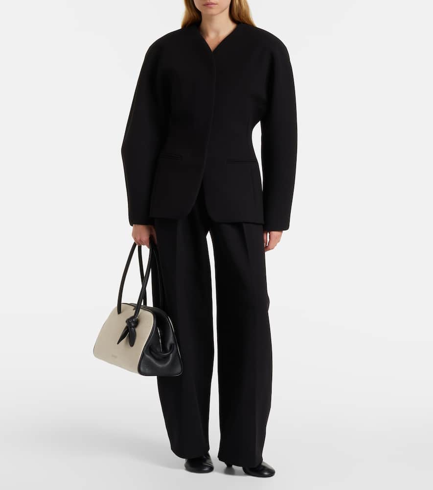 Jacquemus Le Turismo Linen-blend Shoulder Bag
