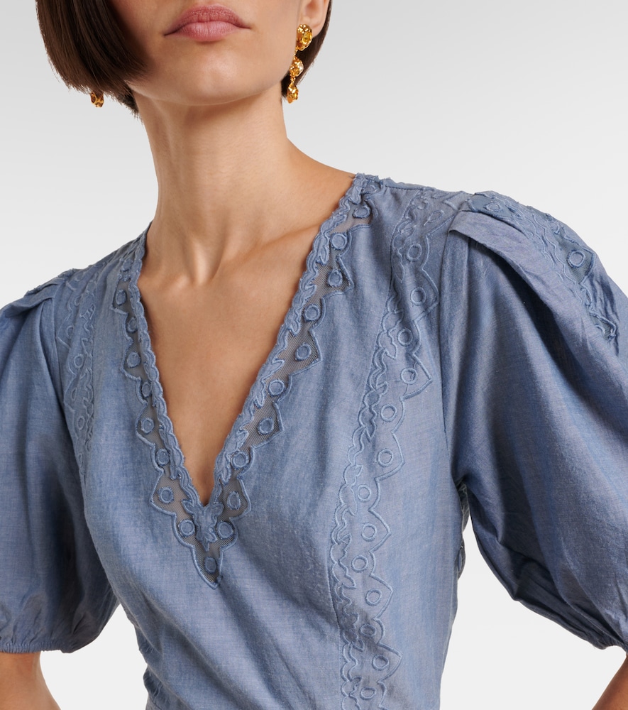  Ulla Johnson Ulla Johnson Minikleid Camila Aus Baumwolle Mit Spitze 