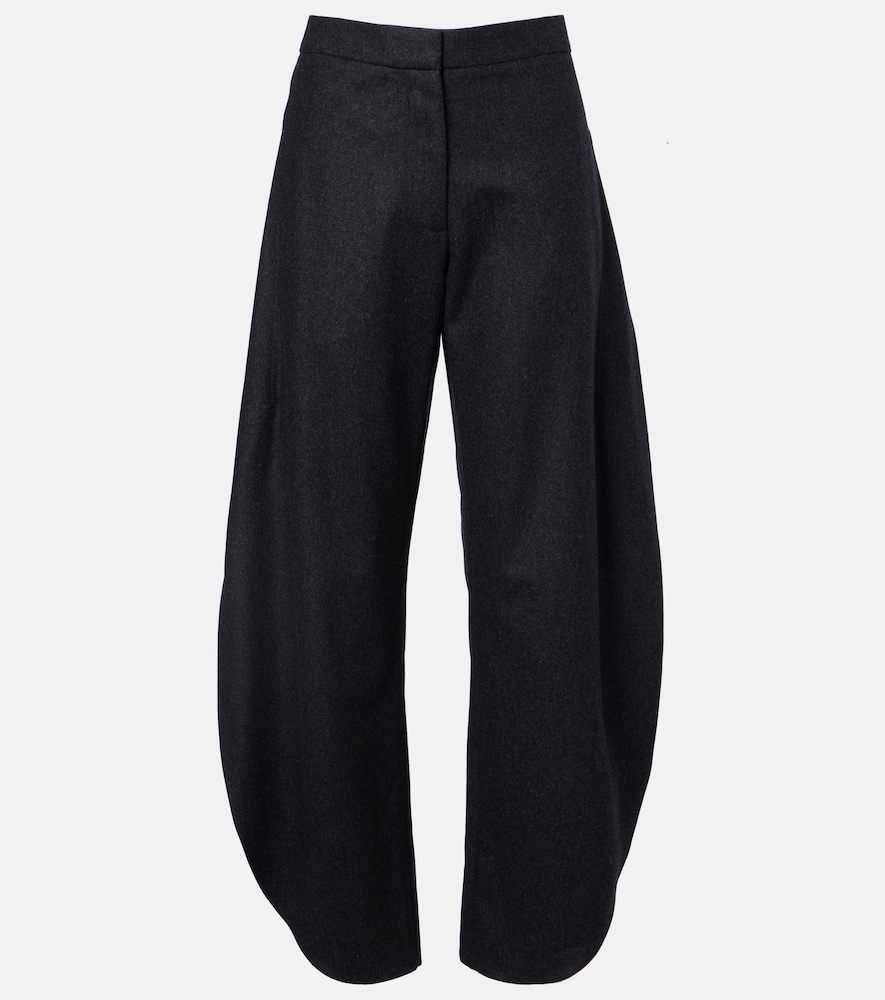 Alaia Alaïa Wool barrel-leg pants