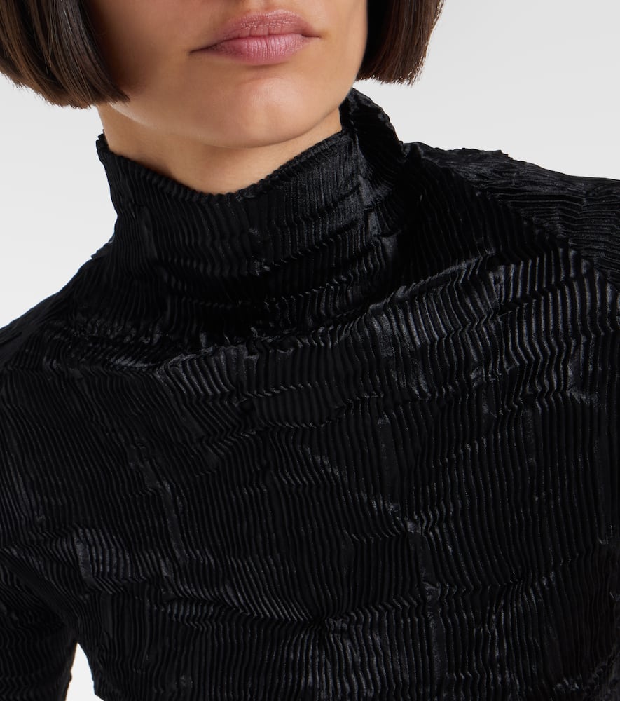 Fforme Dahlia Jersey Top In Blue