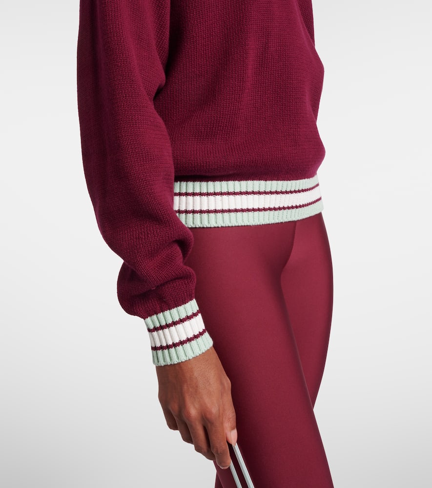 The Upside Josette Cotton Sweater In Brown