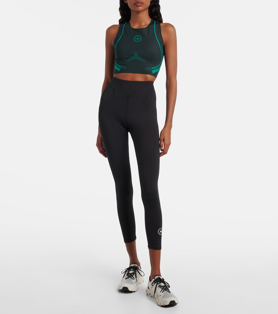  Adidas By Stella Mccartney Adidas By Stella Mccartney Logo Crop Top 